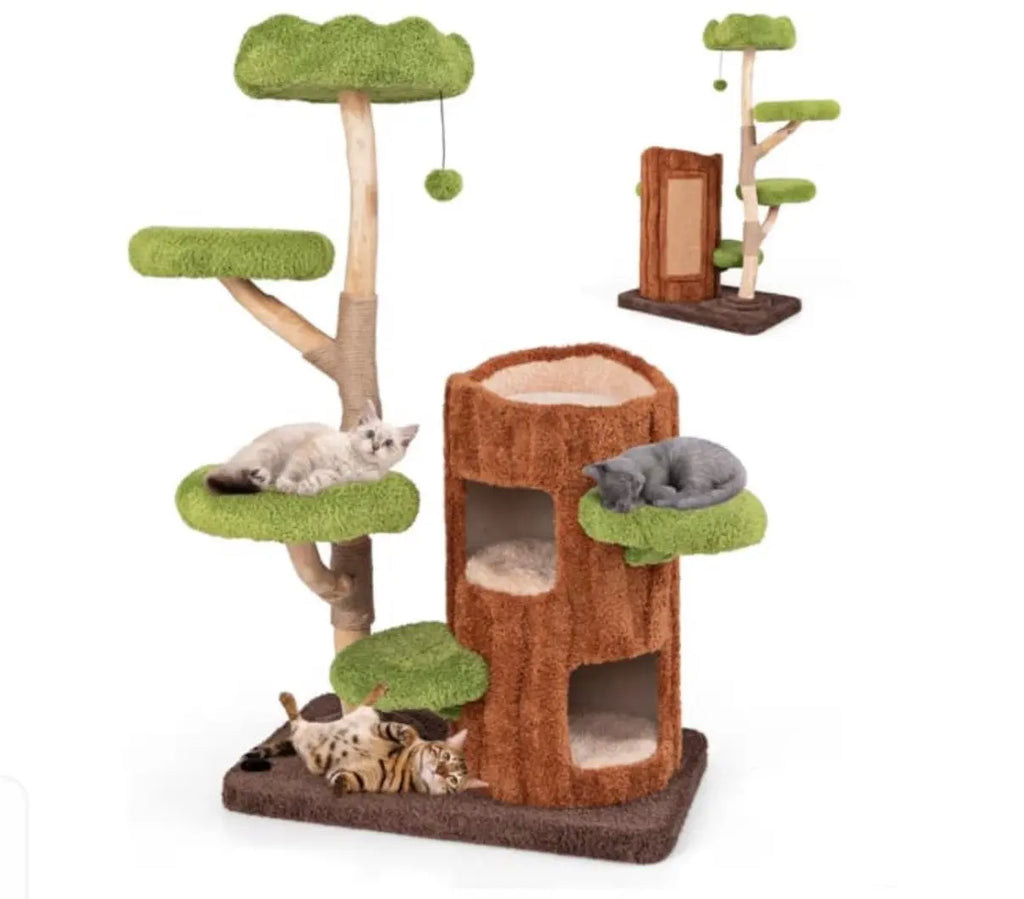 Kratzbaum Individualisiert Bunterkopf - Katzenmöbel mit Charakter