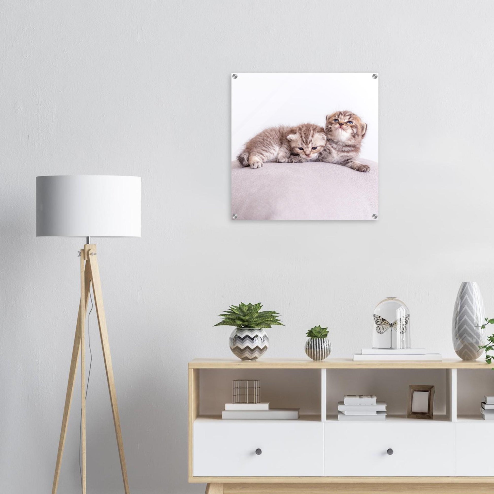 Personalisiertes Acrylbild – Haustier Leinwand mit Foto – Wandbild Katze Hund – Geschenk Tierliebhaber – Acrylglas Druck Tierfoto